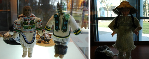캐나다 북부의 이누이트 족이 만든 전통인형