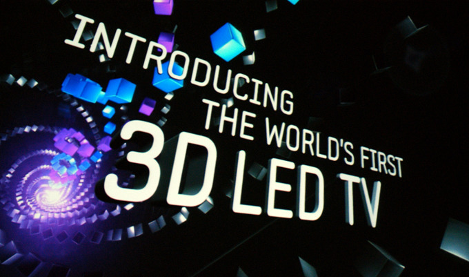 INTRODUCING THE WORLD'S FIRST 3D LED TV