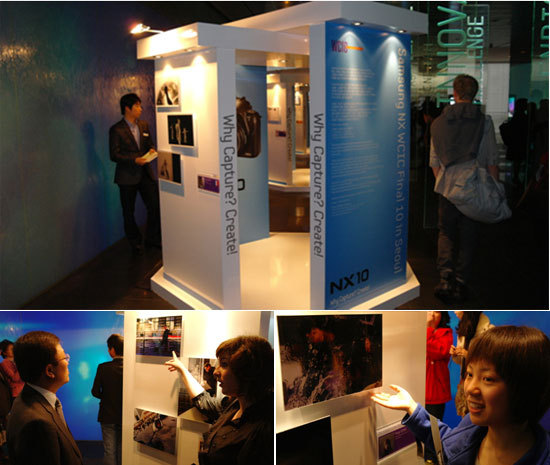 수상자들의 작품 소개와 설명, 인터뷰 