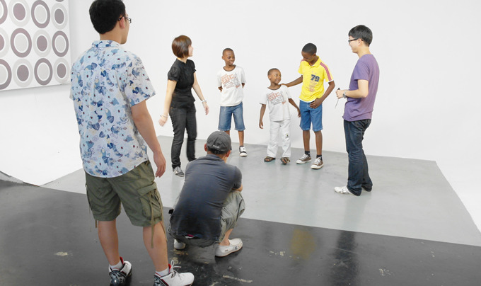 밝아진 촬영현장