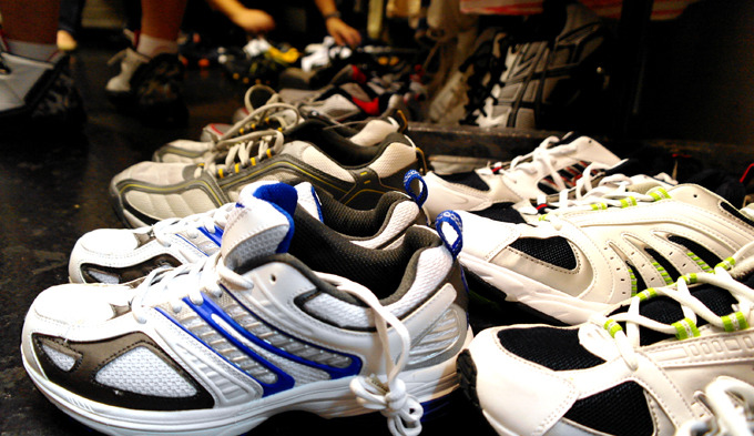 촬영을 위한 운동화