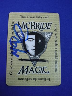 MCBRIDE MAGIC CARD