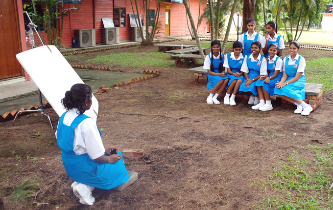 인도의 여학생들