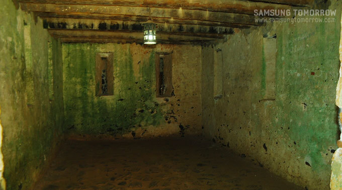 보존되어 있는 노예를 가두었던 집