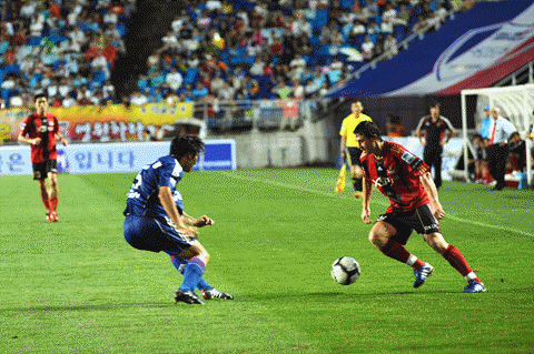 경기 중인 선수들