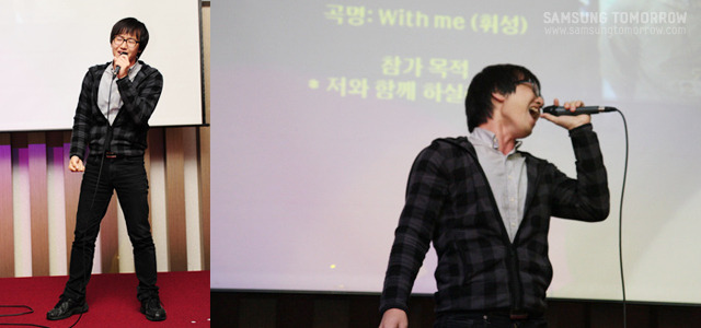 열창 중인 장진석