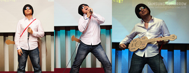 열창 중인 고진영 선임