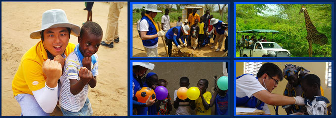 세네갈 봉사활동 사진들
