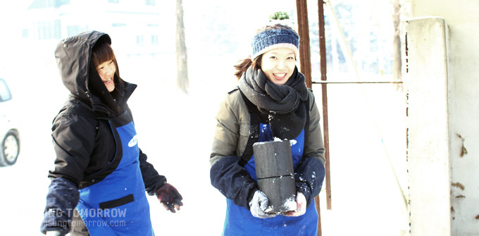 연탄을 나르는 사람