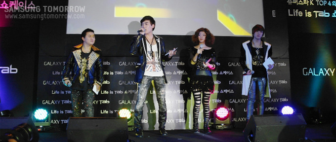 노래하는 존박, 허각, 장재인, 강승윤