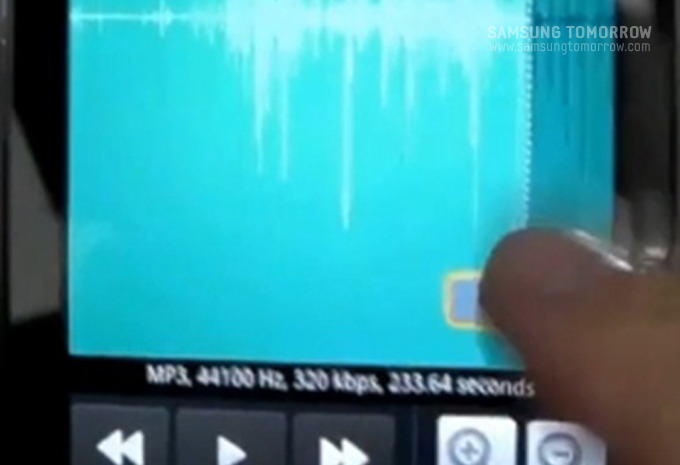 ringdroid 실행 화면