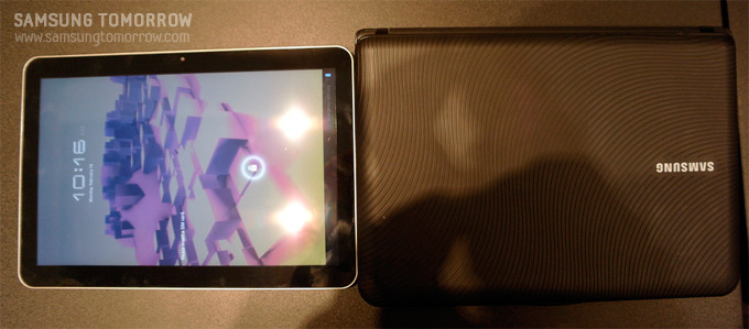 삼성 노트북과 갤럭시 탭 10.1