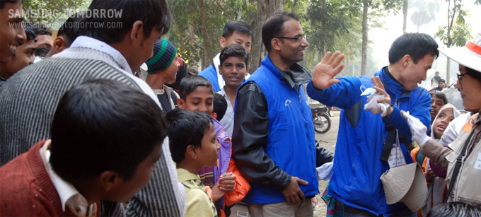 즐거운 방글라데시 사람들