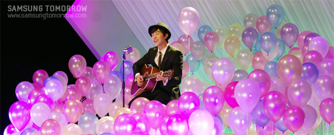 촬영 중인 이승기