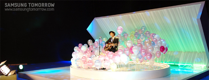 촬영 중인 이승기