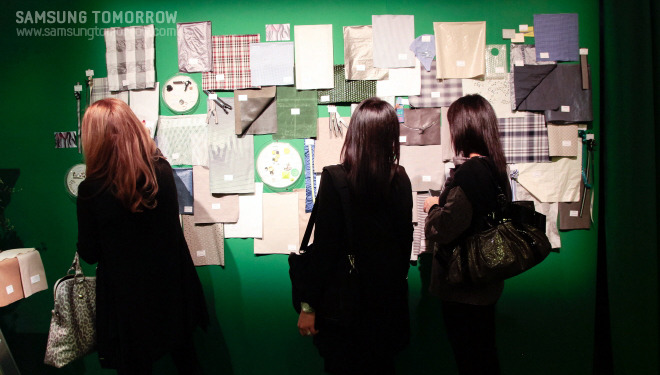 밀라노 우니까 패션 박람회 내부