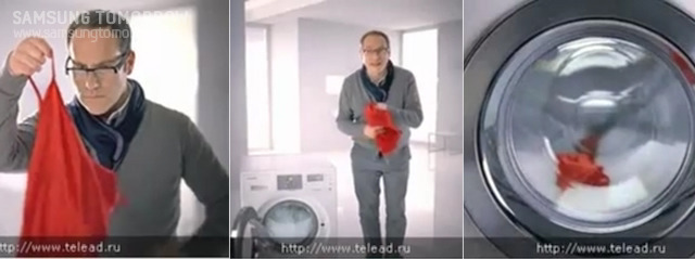 속옷을 꺼내는 남자