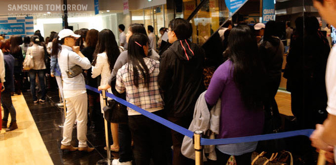 줄은 선 사람들