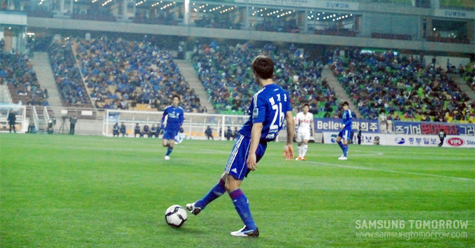 경기 중인 선수