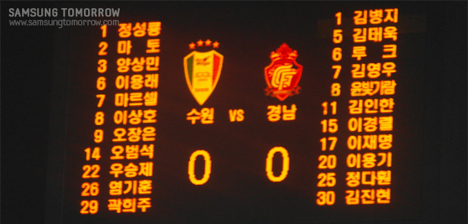 경기 스코어 전광판