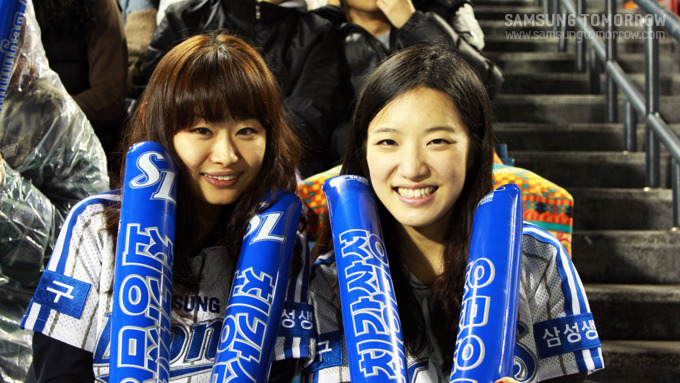 경기 관람객 정가영, 고지애