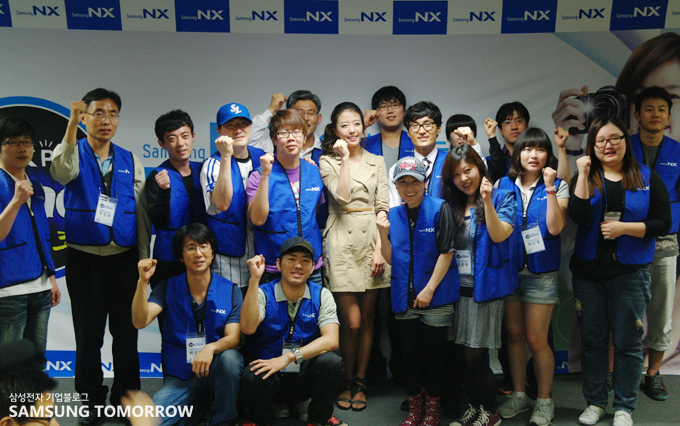 배지현 아나운서와 NX 출사단