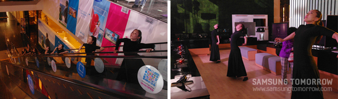 퍼포먼스를 보여주는 공연팀