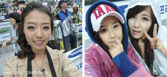 배지현 아나운서, 레이싱모델들