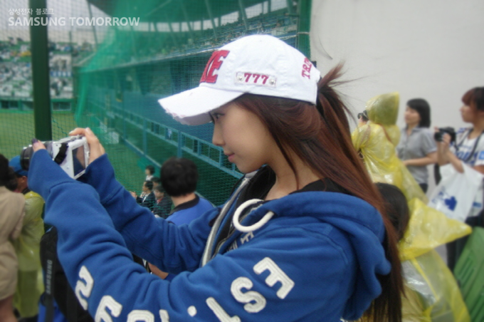 사진찍는 레이싱걸