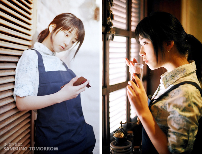 3년 전의 모델아리 