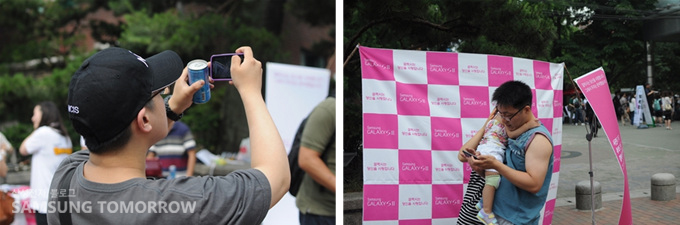 갤럭시S2를 직접 사용해 보는 사람들