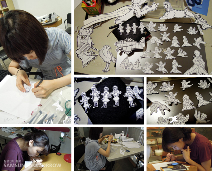 '어린 왕자 in 갤럭시탭10.1' 제작 과정