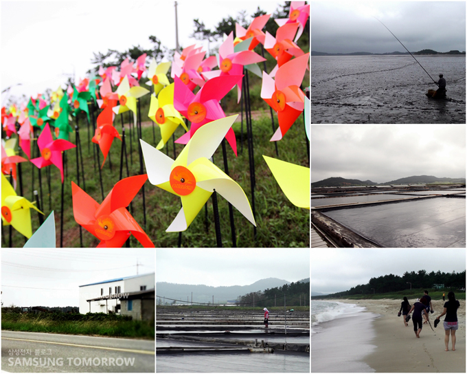 바람개비, 염전