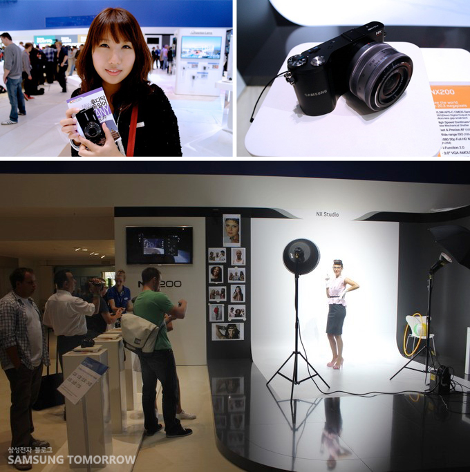 스토리텔러, 카메라, 현장에서 직접 모델을 찍고있는 사람들