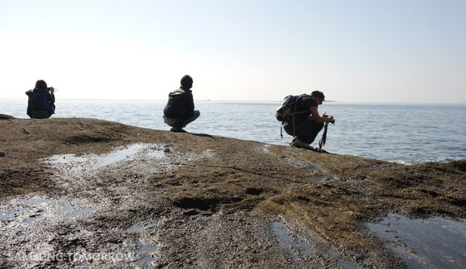 제주도바다를 찍는 사람들