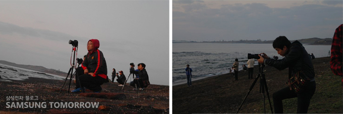 일출을 기다리는 NX출사단