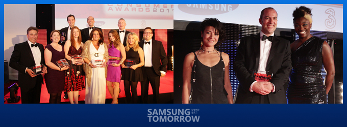 삼성전자, 英 '모바일 초이스 컨슈머 어워드' 