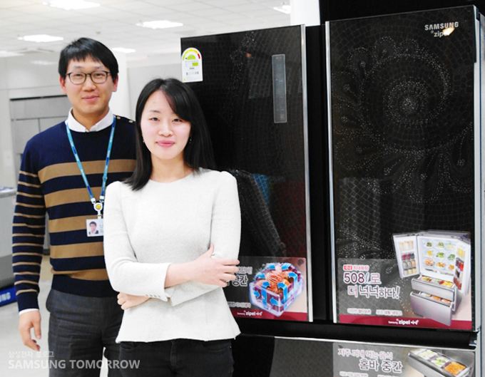 생활가전사업부 박상현 대리, 고명빈 사원