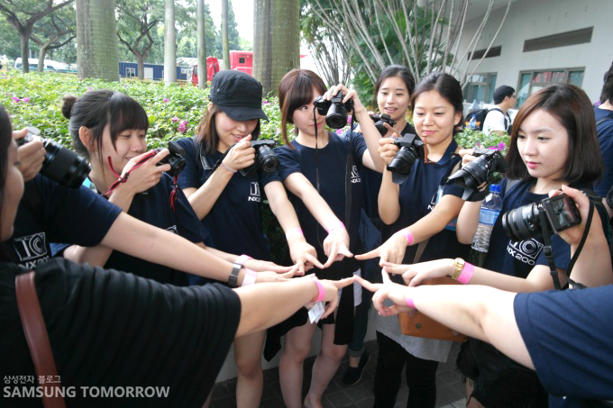 손모은 NX200 원정 대원들