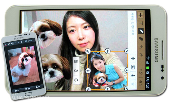 찍은 사진 편집하기