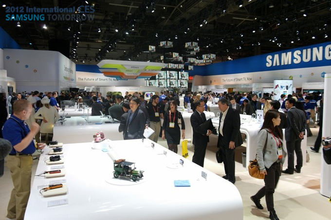 CES 2012 삼성부스
