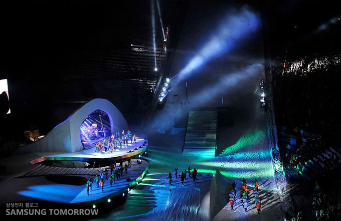 동계청소년 올림픽 개최행사무대