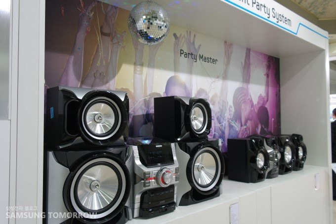 삼성전자 파티 시스템 오디오와 미러볼