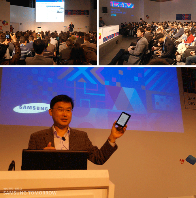 오프닝 멘트를 하는 삼성전자 권강현 전무