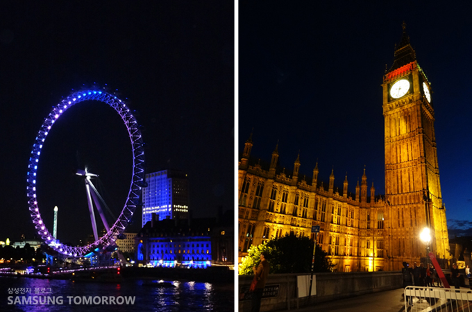 런던 아이, 빅벤