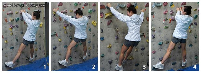 클라이밍 기본적인 동작을 알려주는 김자인 선수