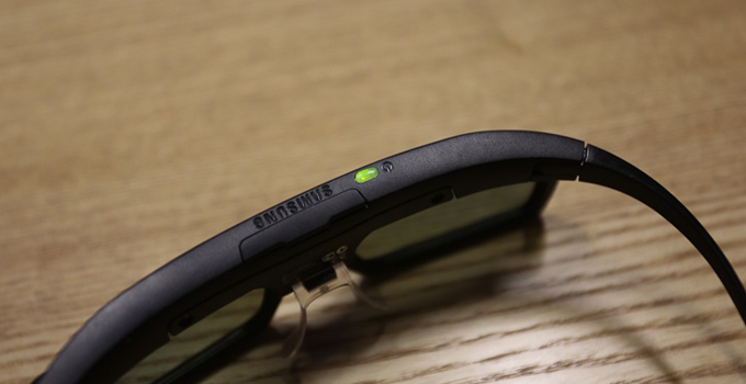 불빛이 들어온 3D안경