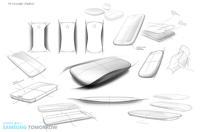 갤럭시S3 스케치 디자인