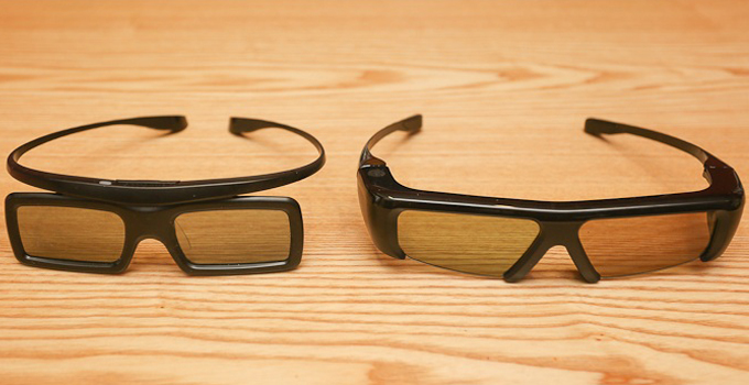 두개의 3D안경