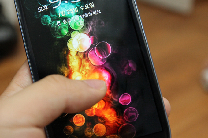 갤럭시 s3 홀드화면